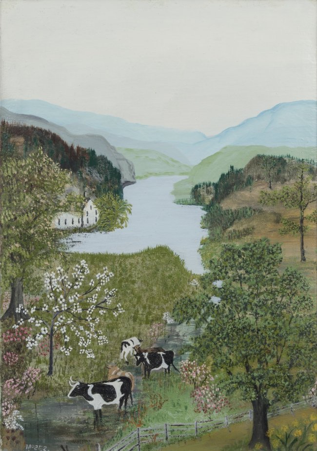 1. Zuidelijke arm Shenandoah-vallei van Grandma Moses, voor 1938..jpg