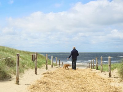 duinen en zee