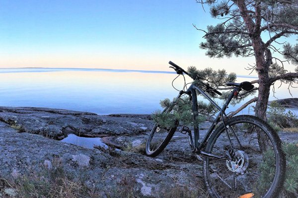 Vanerleden fietsroute met uitzicht