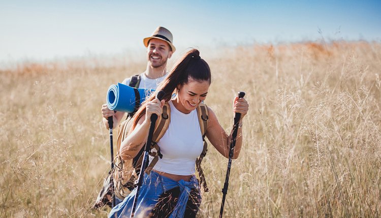 wandelen in de zomer