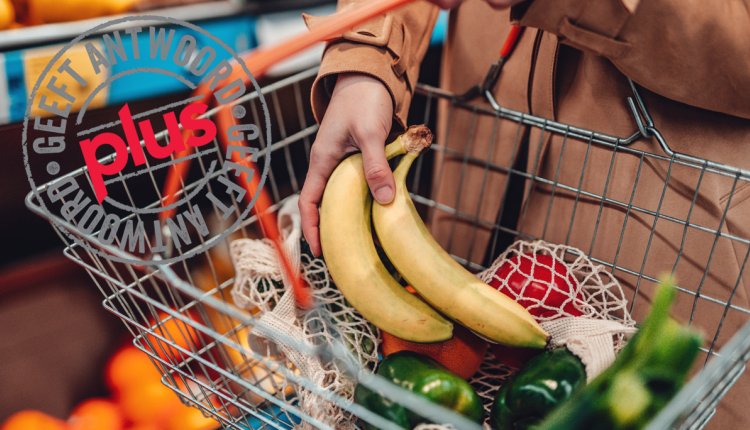 bananen in de supermarkt