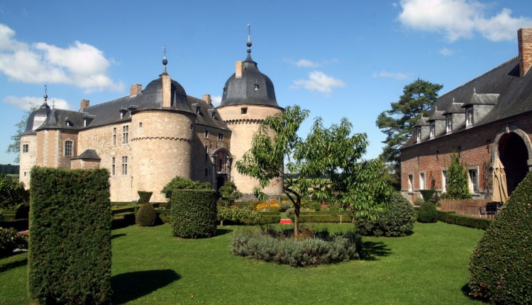 een kasteel in Wallonië