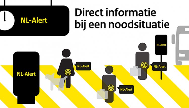 Afbeelding met informatie over de NL Alert