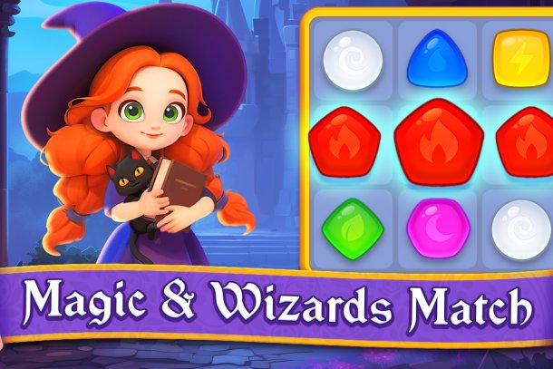 Magic and Wizards Match